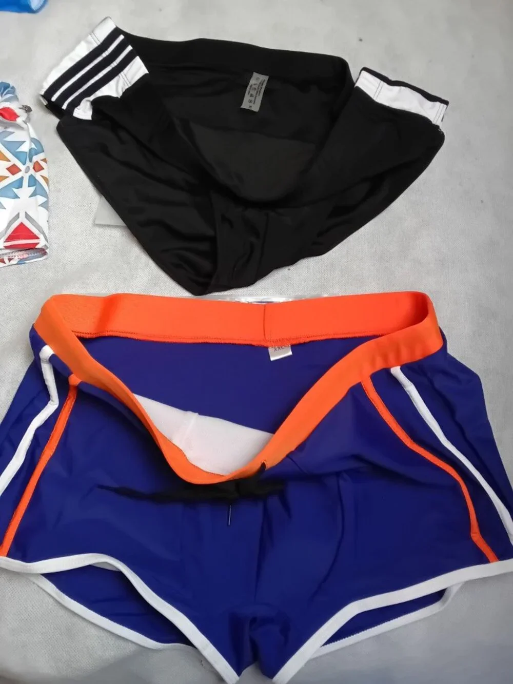 5 pc Lot Mens Bathing Suit Swim Briefs XXL NEW Solid Aztec Monster